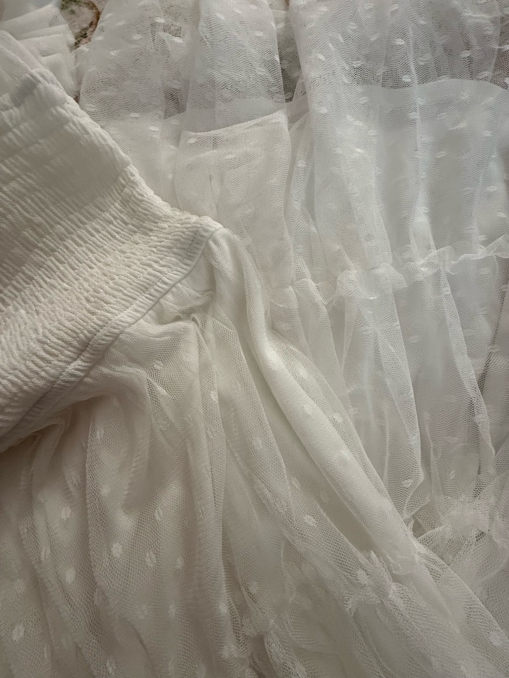 White Ruffled Strap Maxi Dress - Picture 3 of 4